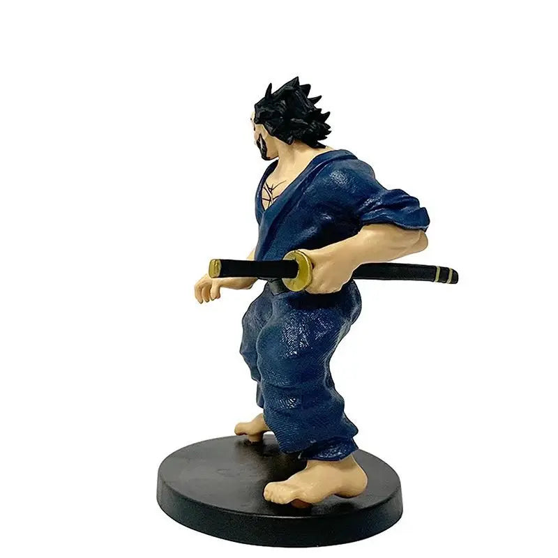 15cm Figurine BAKI | Figurine de Miyamoto Musashi, personnage de Baki the Grappler. Fabriquée en PVC, cette figurine détaillée est un excellent choix pour les collectionneurs ou comme cadeau d'anniversaire pour les fans de l'anime