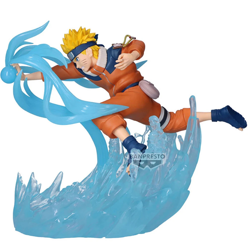 12cm Figurine Bandai Banpresto Combination Battle edition | Figurines originales d'action de Sasuke Uchiha et Naruto Uzumaki en plein combat. Modèles décoratifs parfaits pour les fans et les enfants