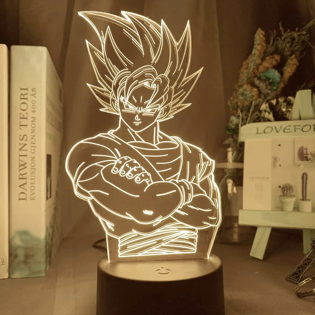 Lampe de Table LED Dragon Ball | Illuminez vos soirées avec cette lampe de table LED Dragon Ball. Avec un effet 3D saisissant, cette lampe est parfaite comme décoration de chambre et fait un excellent cadeau pour les fans de Dragon Ball