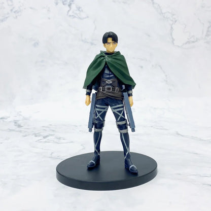 16cm Figurines Attack on Titan | Figurines de collection représentant Eren, Mikasa et Levi de Attack on Titan. Idéal pour les fans et les collectionneurs, ces modèles détaillés apportent l'univers de l'anime dans votre espace