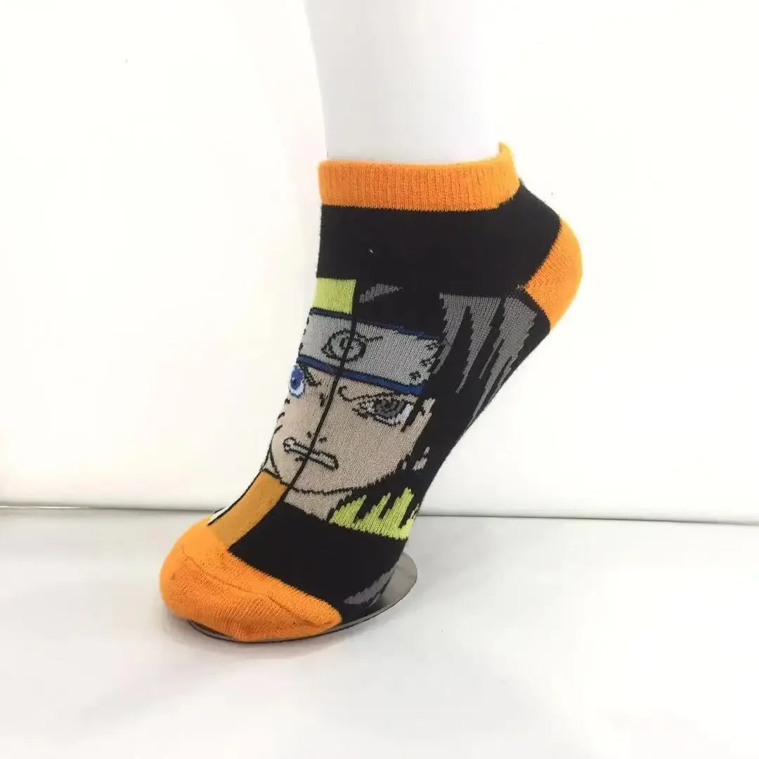 Chaussettes Naruto pour hommes et femmes : Naruto, Sasuke, Kakashi, Akatsuki. Respirantes, anti-transpiration, confortables, cadeau idéal