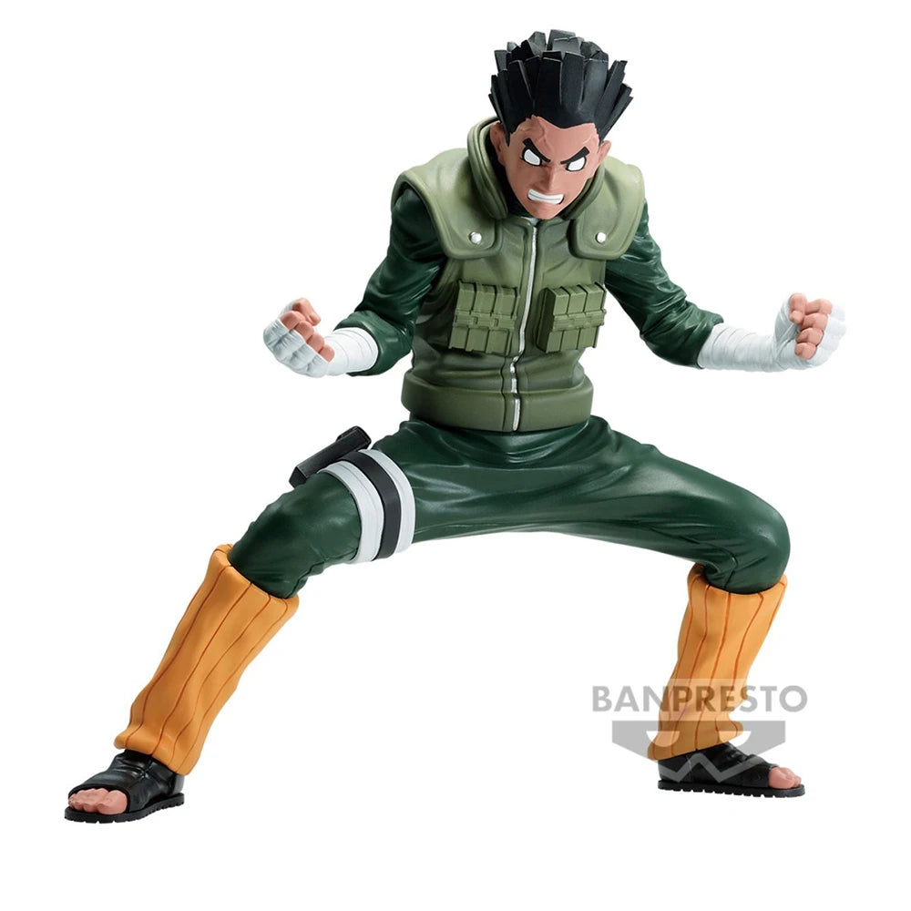 16cm Figurine Originale Bandai Banpresto (édition Vibration Stars) | Modèle en PVC de Rock Lee. Figurine d'action de collection idéale pour les fans d'anime, parfaite comme décoration ou cadeau pour les enfants