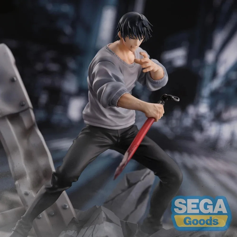 24cm Figurine SEGA Jujutsu Kaisen | Figurine en PVC de Toji Fushiguro en pleine action, un modèle détaillé pour les collectionneurs. Idéal comme cadeau pour les fans de l'anime et les enfants