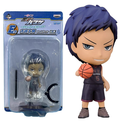 Figura de baloncesto de Kuroko de 10 cm | Figuras de Kuroko Tetsuya, Kagami Taiga, Kise Ryûta y Aomine Daiki. Modelos de pie de PVC, perfectos como juguetes, adornos o regalos para fanáticos del anime.