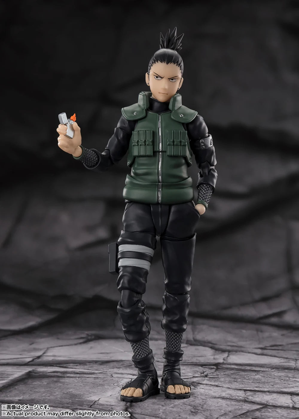 Figura Bandai SHFiguarts de 15 cm (Edición Brillante Estratega) | Figura de acción original de Shikamaru Nara. Raro modelo coleccionable del anime, ideal para fans y coleccionistas.