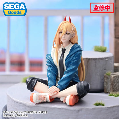 14-15cm Figurine Originale SEGA PM Chokonose Chainsaw Man | Modèles en PVC représentant Power, Denji et Hayakawa Aki. Parfaites comme cadeaux, décorations de bureau ou objets de collection pour les fans de l'anime Chainsaw Man