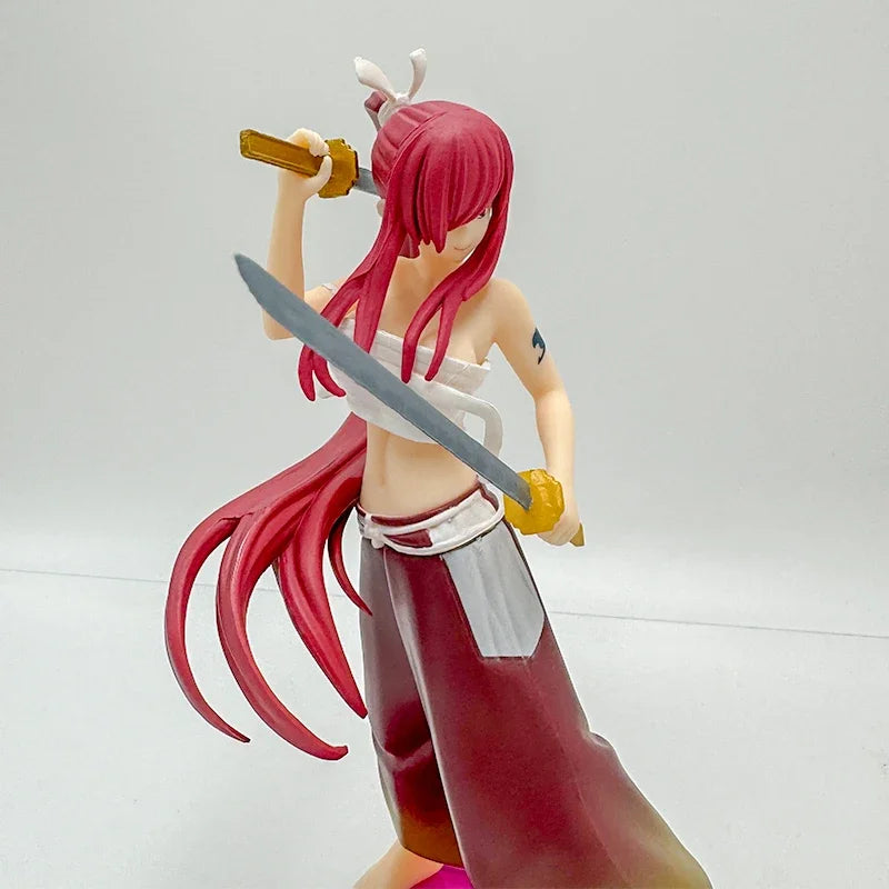 17-19cm Figurine Fairy Tail | Figurine POP UP PARADE d'Erza Scarlet et Lucy dans ses transformations Taureau et Verseau. Modèles détaillés, parfait pour les fans et les collectionneurs d'anime