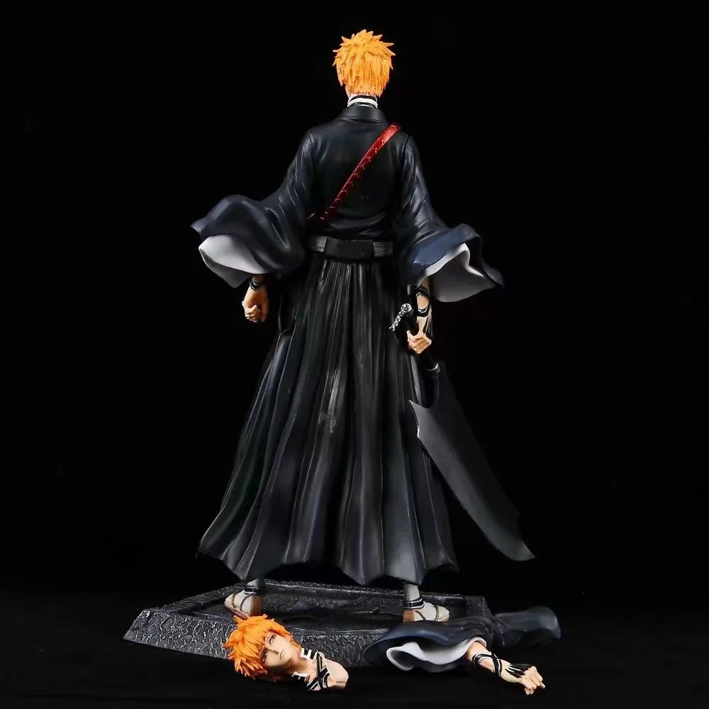 33cm Figurine Bleach | Découvrez cette impressionnante figurine de collection de Bleach, représentant Kurosaki Ichigo dans une statue GK détaillée. Fabriquée en PVC, cette pièce est un incontournable pour les fans d’anime