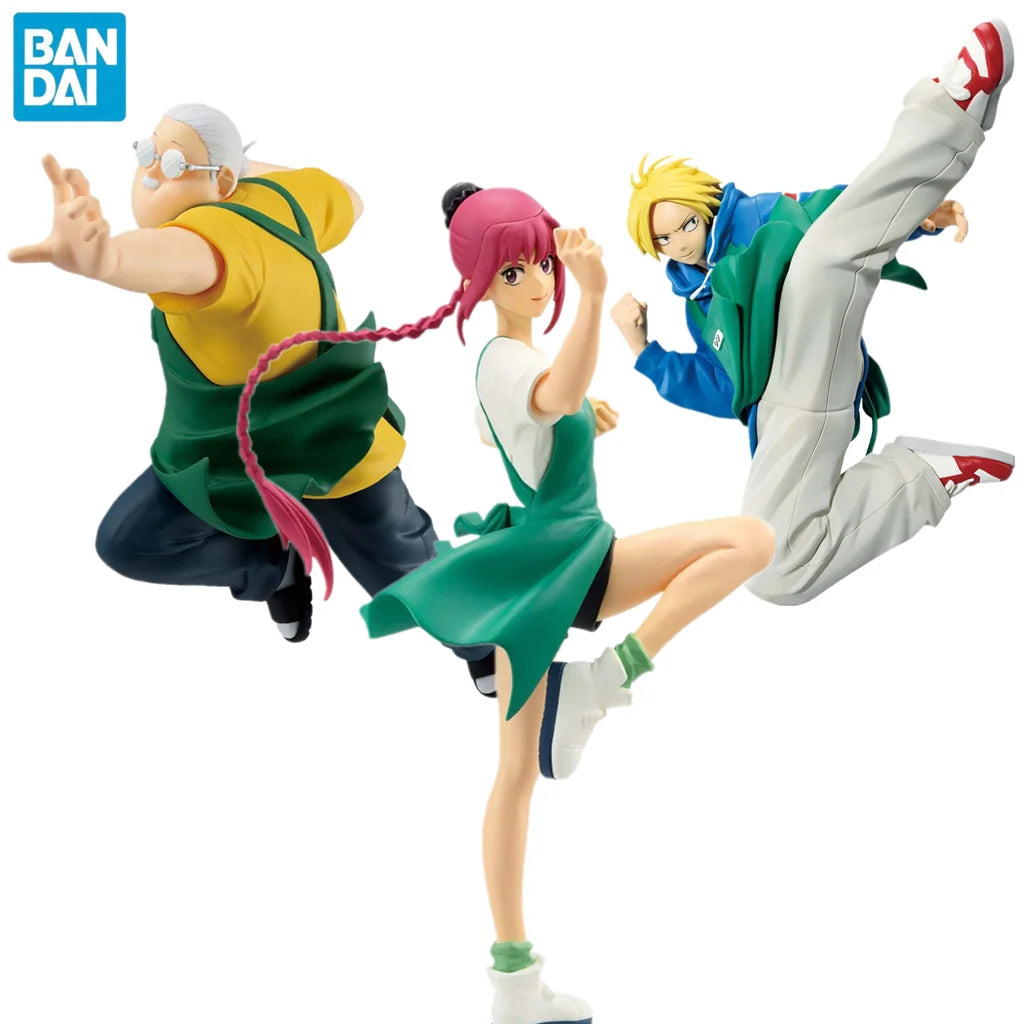 18cm Figurine Originale SAKAMOTO DAYS édition VIBRATION STARS | Figurines de collection en PVC représentant Lu Shaotang, Taro Sakamoto et Shin Asakura. Modèles d'action inspirés de l'anime, parfaits pour les fans et les collectionneurs