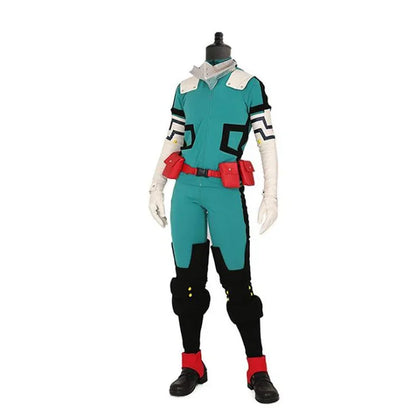 Devenez le héros de la soirée avec ce costume de Midoriya Izuku (Deku) de My Hero Academia. Parfait pour Halloween, les carnavals ou toute fête cosplay, ce set unisexe vous permettra de revêtir l'armure de l'un des héros les plus populaires de l'anime