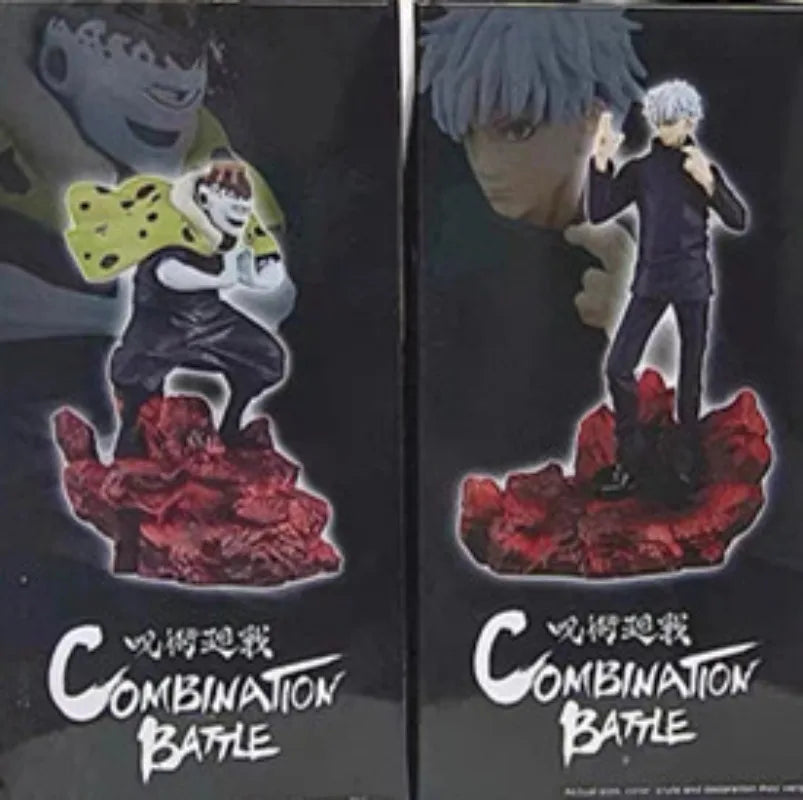 24cm Figurines originales Genuine Banpresto Jujutsu Kaisen | Figurines en PVC représentant Gojo Satoru et Jogo. Parfaites pour les collectionneurs d'anime et les fans de Jujutsu Kaisen. Excellent choix de cadeau ou pour compléter une collection