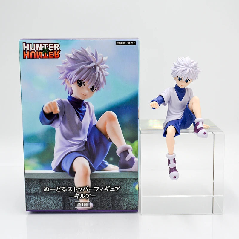 13cm Lot de deux figurines Hunter X Hunter | Gon Freecss et Killua Zoldyck, parfait pour les fans et collectionneurs d’anime