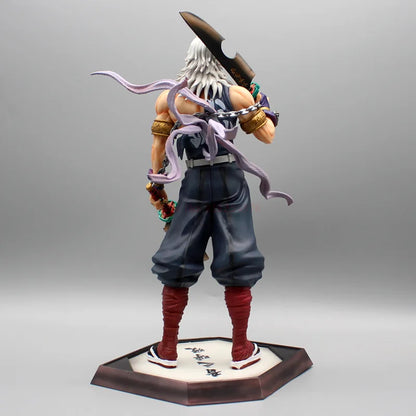 32cm Demon Slayer Figure | Action figure representing Uzui Tengen, the Pillar of Sound in Demon Slayer. Perfect for collections and as a desktop decoration, this detailed statue is a great birthday gift for anime fans. 