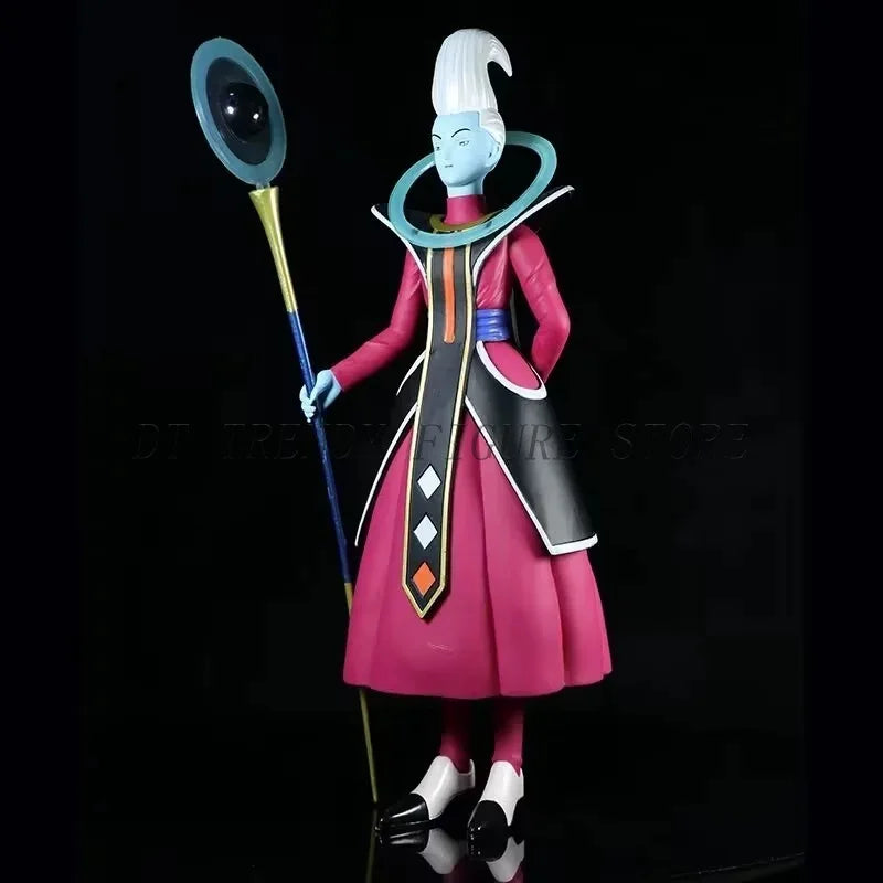 Figura Dragon Ball 30cm | Figura de Whis con su bastón, compañero del Dios de la Destrucción. Perfecto para coleccionistas y fanáticos de Dragon Ball Super. 