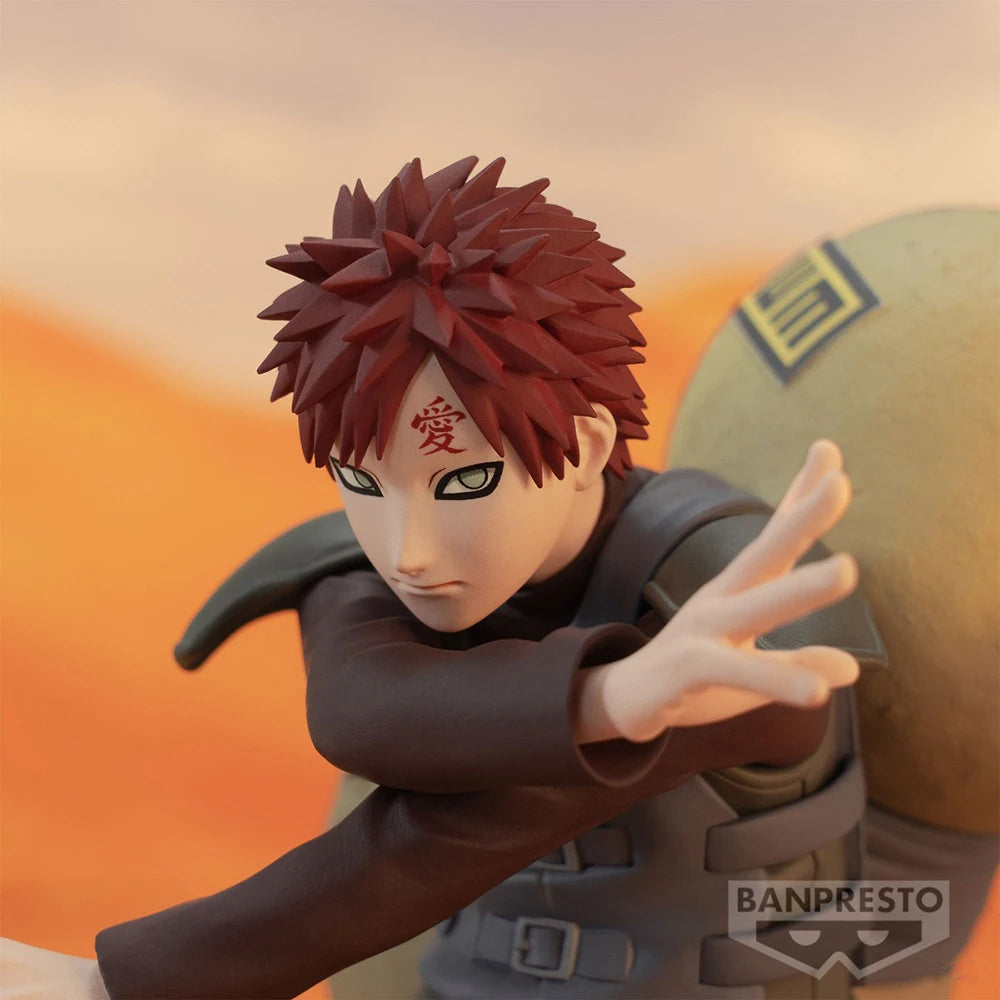 15cm Figurine Bandai Banpresto (édition Vibration Stars) Naruto Shippuden | Modèle d'action en PVC de Gaara. Idéal pour les collectionneurs et les fans d'anime. Parfait comme décoration ou cadeau