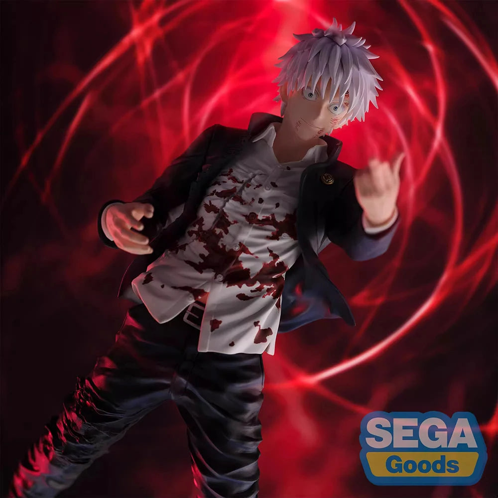 24cm Figurine originale SEGA FiGURiZM Jujutsu Kaisen | Figurine d'action détaillée de Satoru Gojo (Cursed Technique Reversal: Red), idéale pour les fans et collectionneurs de l'anime Jujutsu Kaisen. Parfaite pour décorer ou offrir