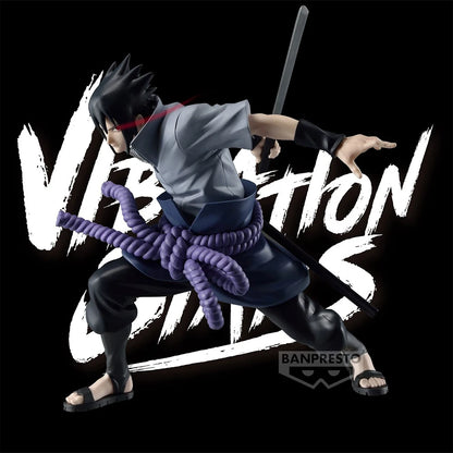 13cm Figurine Originale Bandai Banpresto (édition Vibration Stars) | Modèle en PVC de Sasuke Uchiha. Figurine d'action de collection parfaite pour les fans d'anime et un excellent cadeau pour les enfants