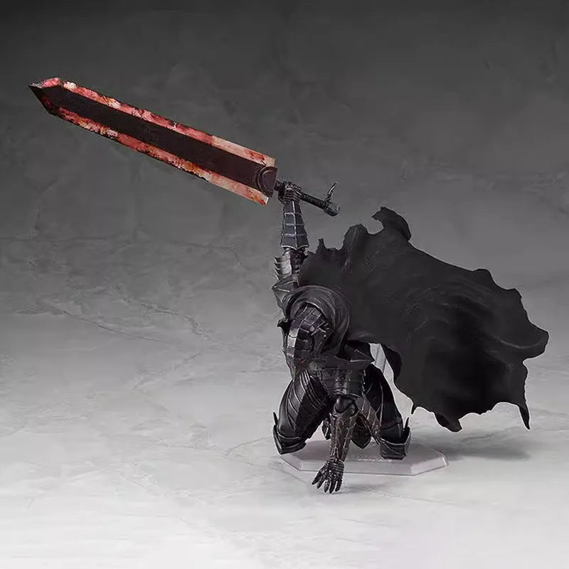 16cm Figurine Berserk Figma 410 | Figurine PVC articulée de Guts en armure Berserker. Un incontournable pour les fans de Berserk. Idéal comme cadeau ou pièce de collection unique