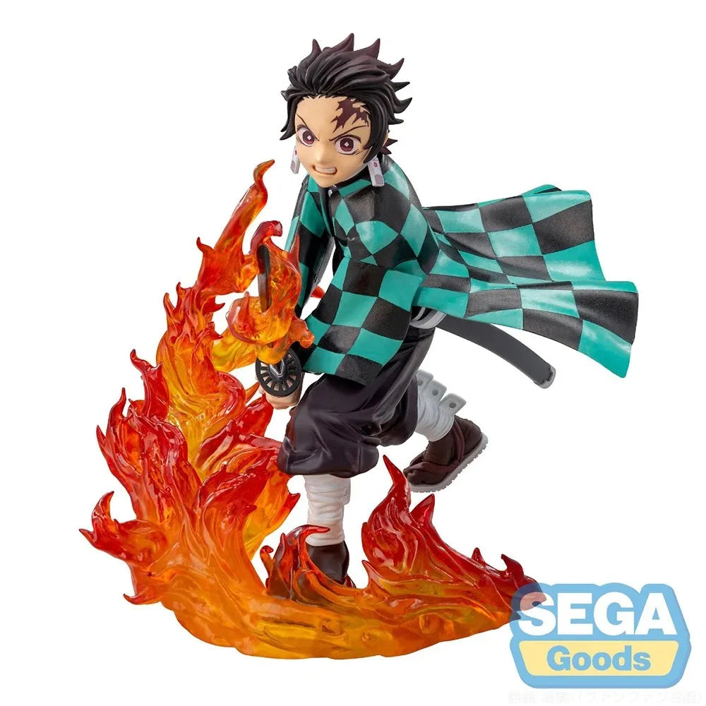 Figurines en PVC des personnages Tanjiro, Nezuko et Genya de Demon Slayer. Idéales pour les collectionneurs et les fans, ces figurines détaillées sont parfaites comme cadeau ou objet de collection