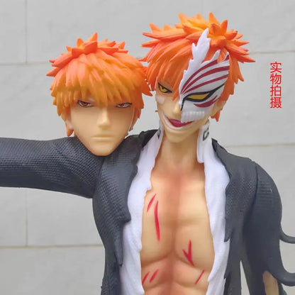 Figura LEJÍA 31cm | Figura detallada de PVC que representa a Kurosaki Ichigo. Ideal para completar una colección o decorar un espacio con algún personaje icónico del anime. 