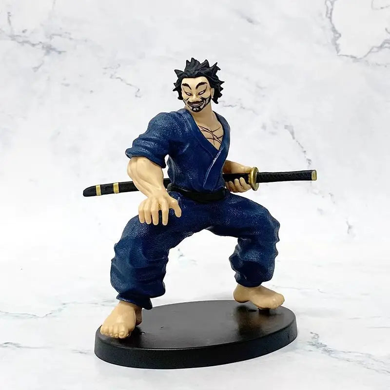 15cm Figurine BAKI | Figurine de Miyamoto Musashi, personnage de Baki the Grappler. Fabriquée en PVC, cette figurine détaillée est un excellent choix pour les collectionneurs ou comme cadeau d'anniversaire pour les fans de l'anime