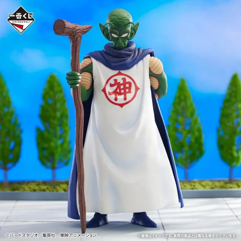 In Stock Bandai Original Anime Dragon Ball Ichiban Kuji Goku Piccolo Yajirobe Karin Sama Figures Collection Action Model Toys