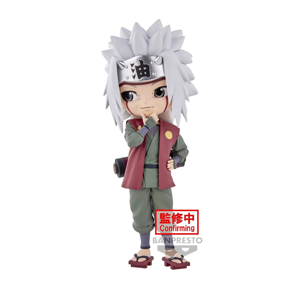 15cm Figurine Bandai Banpresto Q Posket Naruto | Modèle d'action animé de Jiraya, ornement de collection en PVC. Idéale comme cadeau pour les fans de Naruto et les enfants