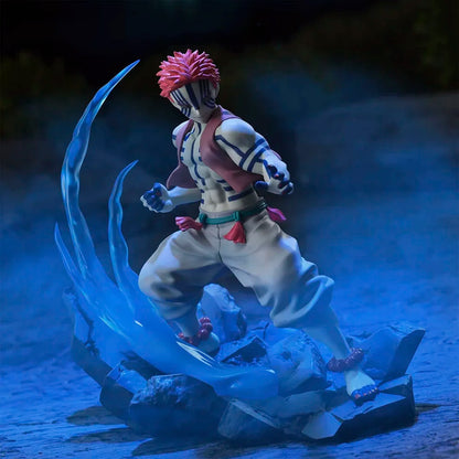 16cm Figurines Demon Slayer SEGA Xross Link | Figurines originales représentant Akaza et Rengoku Kyojuro. Modèles détaillés pour collectionneurs ou pour offrir en cadeau