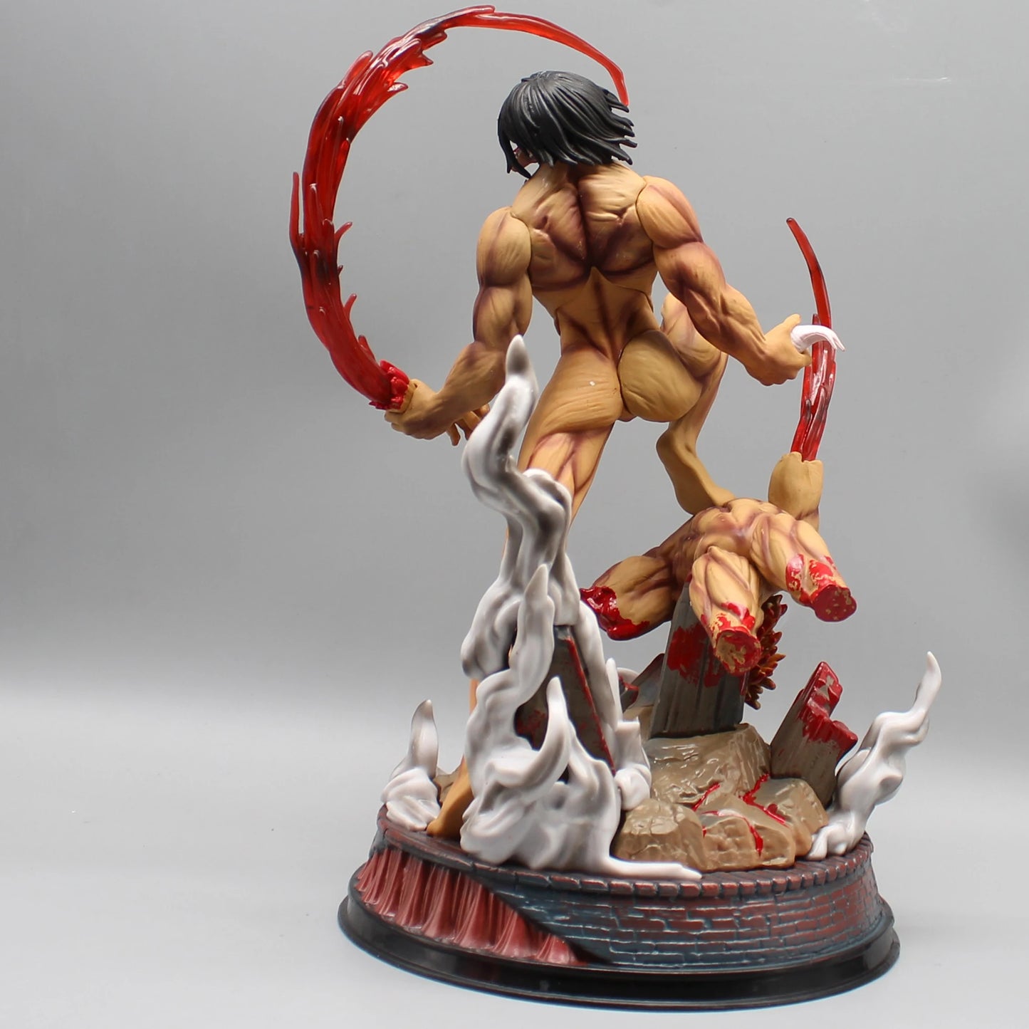 29cm Figurine Attack on Titan | Figurine d’action représentant le Titan Assaillant d’Eren Jager. Un modèle de collection idéal pour les fans, parfait en décoration ou comme cadeau pour les amateurs d'action et de figurines détaillées