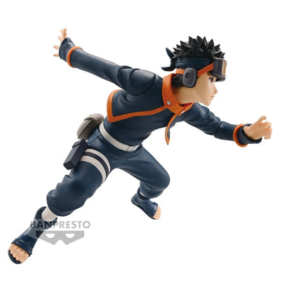 14cm Figurine Bandai Banpresto (édition Vibration Stars) - Naruto | Modèle d'action représentant Obito Uchiha, parfait comme décoration de bureau ou objet de collection. Idéal pour les fans d'anime et comme cadeau