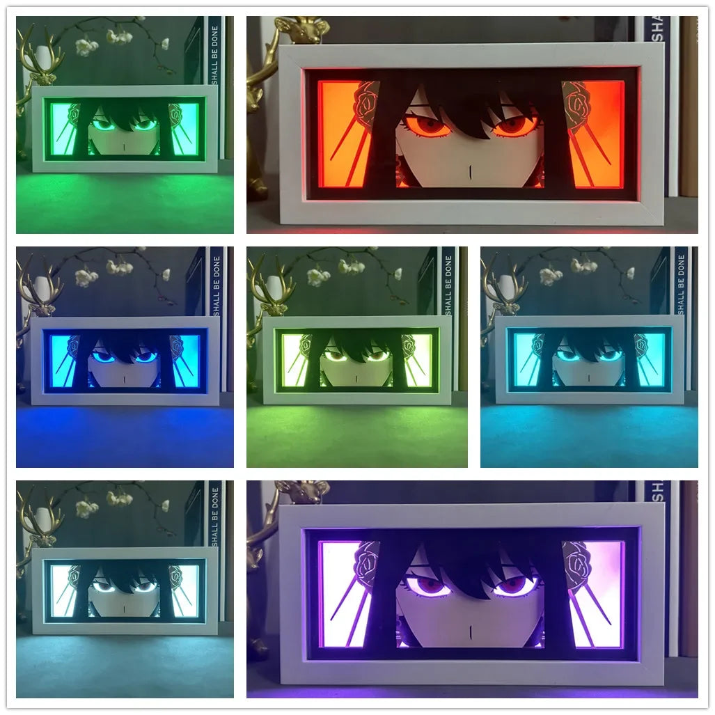 Lámpara LED 3D ESPÍA×FAMILIA | Lámpara de noche 3D SPY×FAMILY que representa a Yor Forger, con luz LED integrada para una iluminación suave y decorativa. Perfecto para decoración de habitaciones o como regalo para fanáticos del anime. 