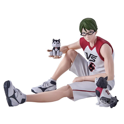 Figurines BANDAI BANPRESTO Kuroko's Basketball LAST GAME | Figurines d'anime de Kuroko, Kagami, Aomine, Akashi, Murasakibara, Kise et Midorima en position décontractée avec le chiot Kuro Junior. Idéal pour les fans et collectionneurs