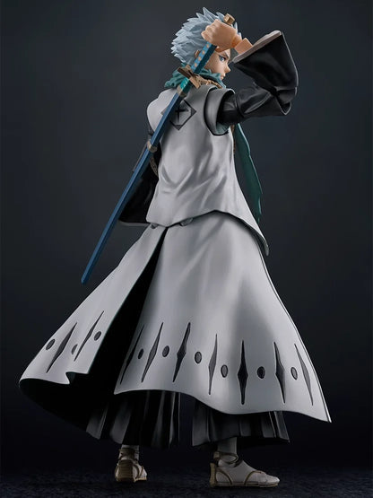 Figura BANDAI de edición limitada Original SHFiguarts Bleach Thousand-Year Blood War | Echa un vistazo a la figura de acción de Toshiro Hitsugaya. Esta figura captura los detalles del Capitán Hitsugaya en su forma definitiva. 