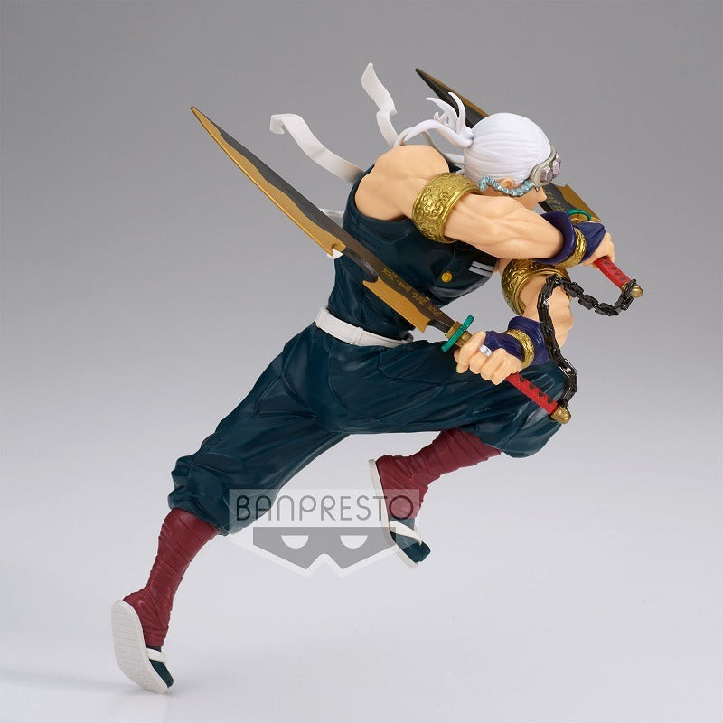 Figura BANPRESTO Demon Slayer de 14 cm | Figura Demon Slayer Uzui Tengen de la serie Vibration Stars. Un modelo de acción detallado, perfecto para coleccionistas y fanáticos del anime.