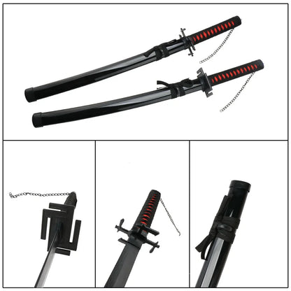 Katana BLEACH de 80cm perfecta para cosplay o decoración. Inspiradas en el Zenpakuto de los personajes del anime, estas espadas son accesorios perfectos para los fans.