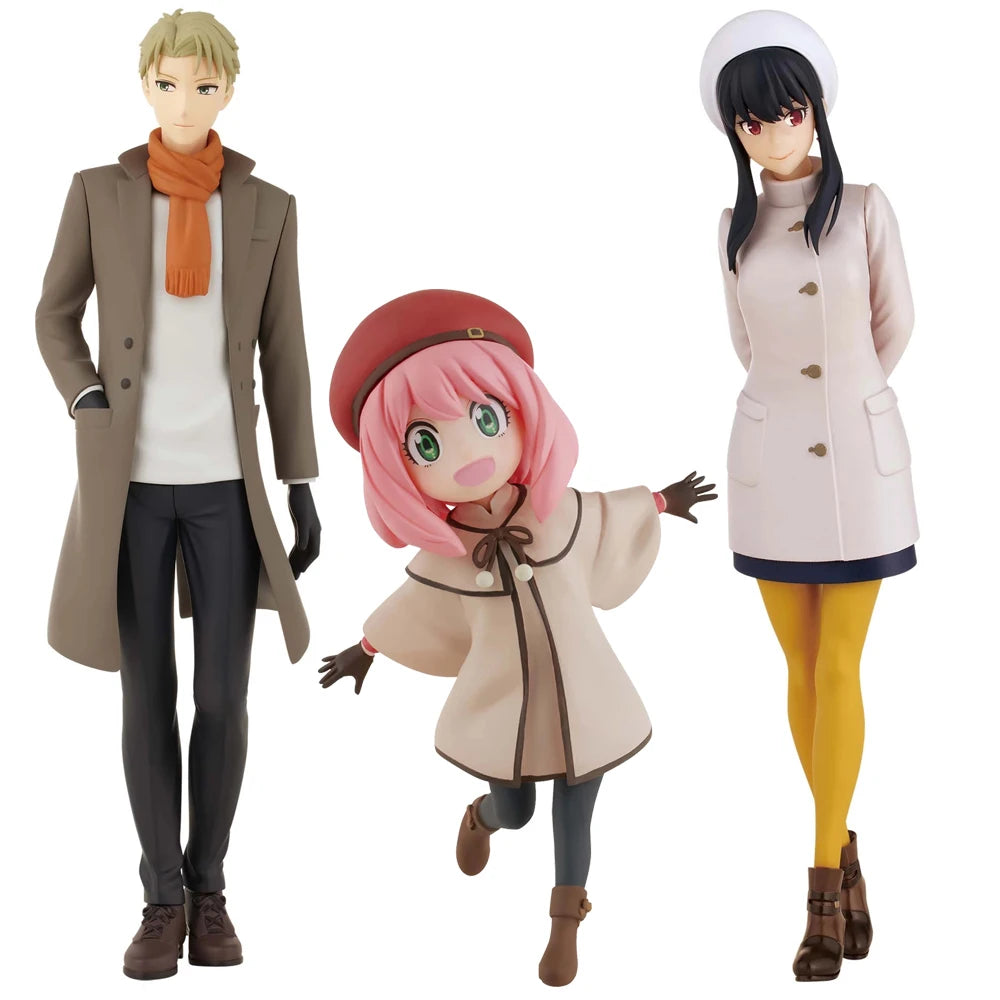 Figurines Banpresto DXF SPY×FAMILY | Figurines en édition spéciale Spy x Family CODE: White, représentant Anya, Loid, et Yor Forger. Un excellent ajout à toute collection d’anime ou un cadeau parfait pour les fans