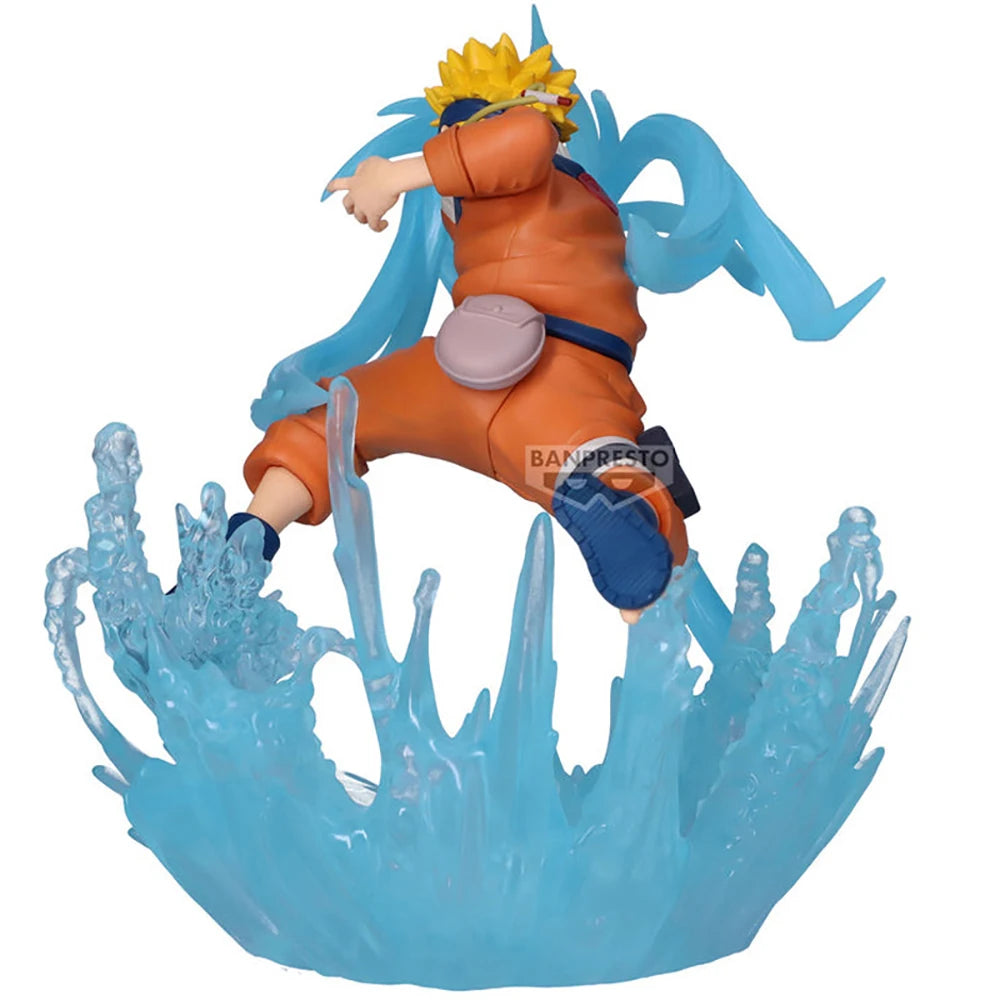 12cm Figurine Bandai Banpresto Combination Battle edition | Figurines originales d'action de Sasuke Uchiha et Naruto Uzumaki en plein combat. Modèles décoratifs parfaits pour les fans et les enfants