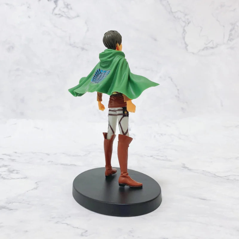 16cm Figurines Attack on Titan | Figurines de collection représentant Eren, Mikasa et Levi de Attack on Titan. Idéal pour les fans et les collectionneurs, ces modèles détaillés apportent l'univers de l'anime dans votre espace