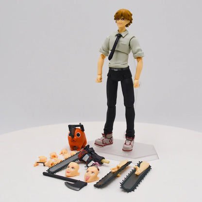 17cm Figurine Figma #586 Chainsaw Man | Figurine Denji avec Pochita, modèle articulé de haute qualité, comprenant accessoires et détails précis. Idéal pour les fans et collectionneurs. Parfait comme jouet, décoration ou cadeau