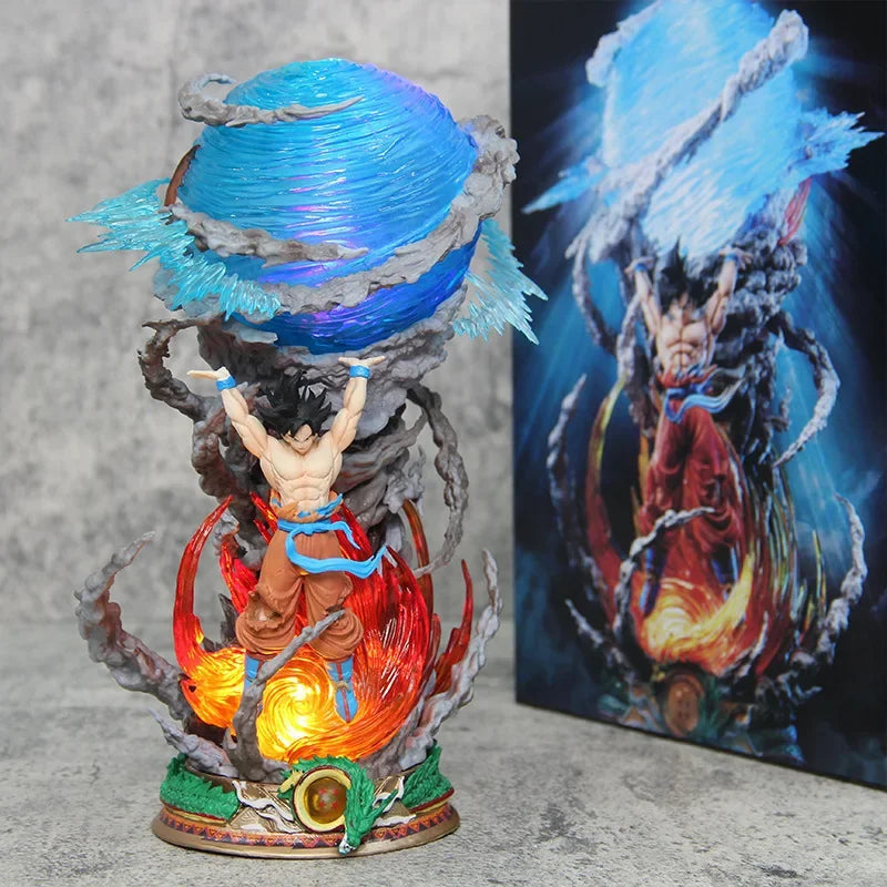 Figura Dragon Ball 23cm | Goku Súper Genki Dama. Un modelo coleccionable detallado, perfecto para los fans de Dragon Ball e ideal como decoración o regalo. 