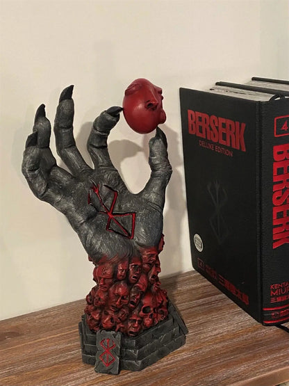 26cm Figurine Berserk | Figurine en résine inspirée de Berserk, représentant la Main de Dieu. Idéale pour les collectionneurs et comme cadeau d'anniversaire pour les fans d'anime