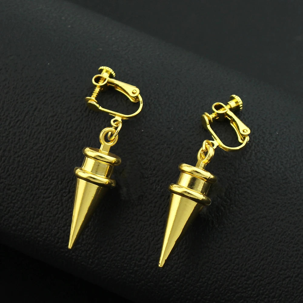 Pendientes de cosplay SPY×FAMILY | Pendientes inspirados en Yor Forger alias "Princesa Ibara". Diseñados con detalles elegantes, estos accesorios son perfectos para cosplay o como regalo para los fanáticos del anime.