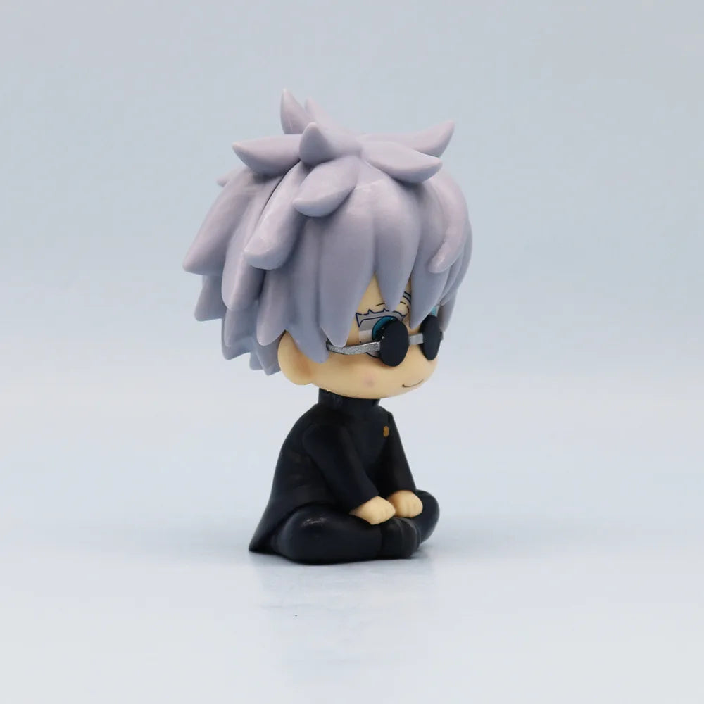 10cm Jujutsu Kaisen Figure | Pop figure representing Yuta Okkotsu, Toge Inumaki, Fushiguro Toji, Gojo Satoru and Geto Suguru. Perfect for Jujutsu Kaisen fans, this cute figure is ideal for collecting or as decoration. 