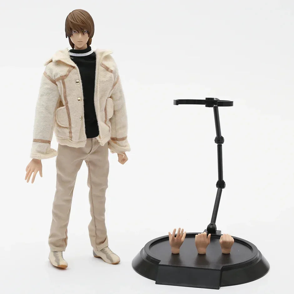 31cm Figurines Death Note | Figurines détaillées de L et Light Yagami en vêtements réalistes, idéale pour les collectionneurs et les fans de Death Note. Parfaite pour la décoration ou comme cadeau