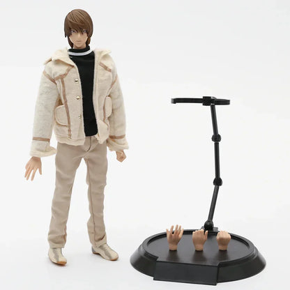 31cm Figurines Death Note | Figurines détaillées de L et Light Yagami en vêtements réalistes, idéale pour les collectionneurs et les fans de Death Note. Parfaite pour la décoration ou comme cadeau