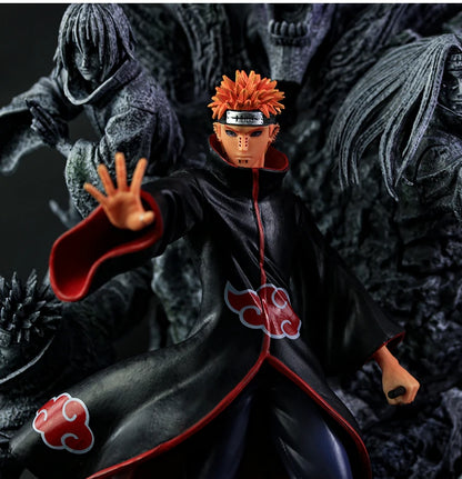 Figura Naruto de 27cm | Figura detallada de Pain, miembro de Akatsuki. Perfecto para fans y coleccionistas de Naruto. Una adición única a cualquier colección o decoración del hogar. 