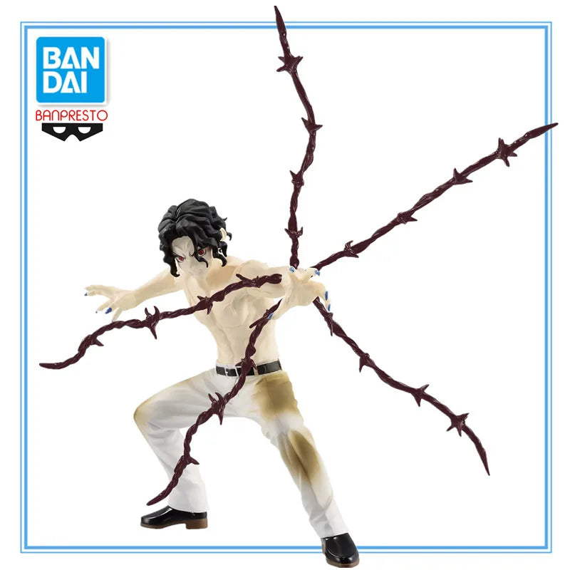 17cm Figurine Banpresto Demon Slayer | Figurine en PVC de Kibutsuji Muzan, issue de l'édition Vibration Stars. Parfaite pour les collectionneurs et comme cadeau