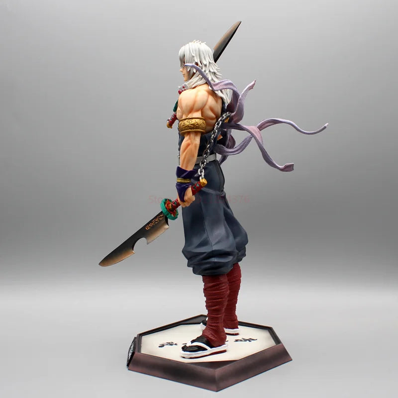 32cm Demon Slayer Figure | Action figure representing Uzui Tengen, the Pillar of Sound in Demon Slayer. Perfect for collections and as a desktop decoration, this detailed statue is a great birthday gift for anime fans. 