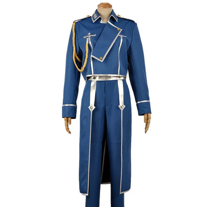 Roy Mustang complete military uniform with jacket, pants and apron. Perfect for cosplay or events