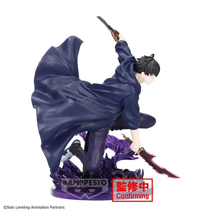 13cm Figurine Bandai Original Solo Leveling (édition Espresto Excite Motions Vol.1) | Figurine d'action officielle de Sung Jin-Woo, inspirée de l'anime Solo Leveling. Modèle détaillé, parfait pour les collectionneurs et comme cadeau